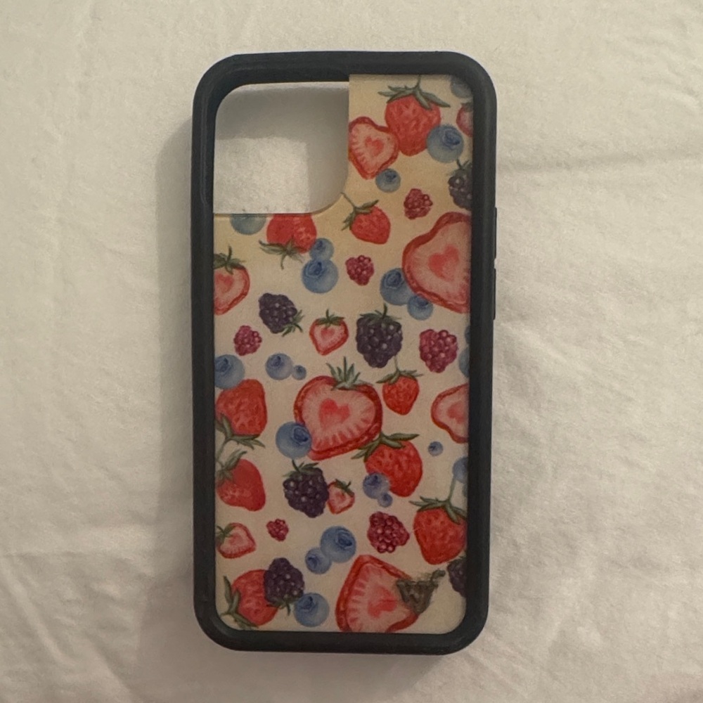 iphone 13 mini wildflower berry phone case